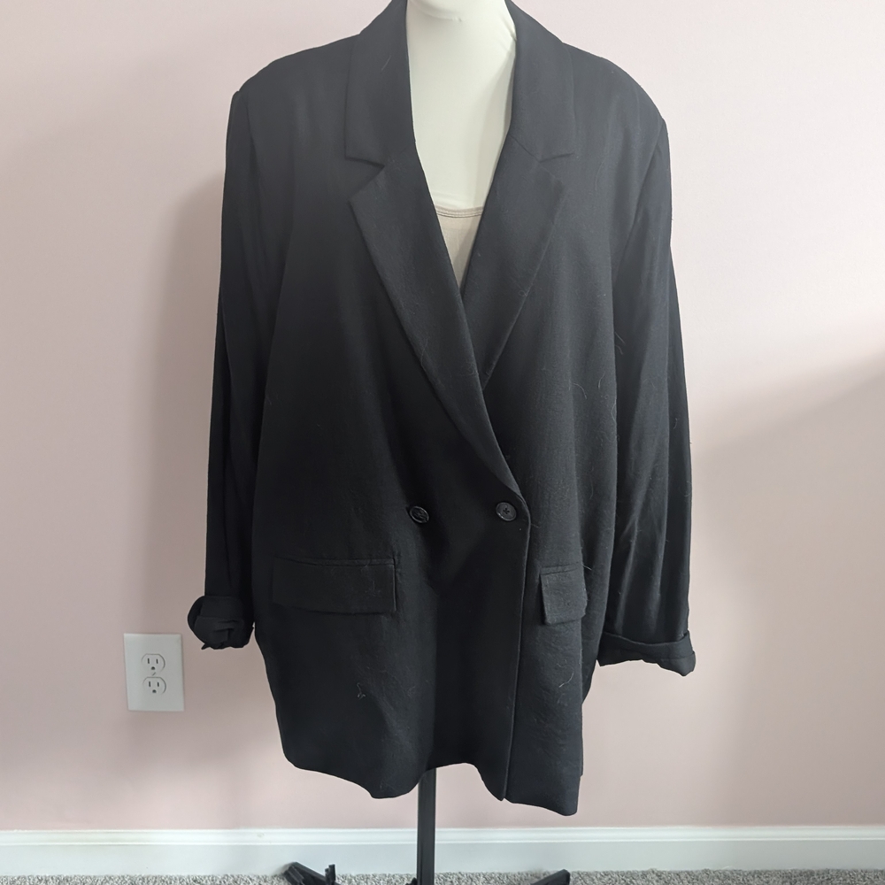 Old Navy Black Double-Breasted Women's Blazer